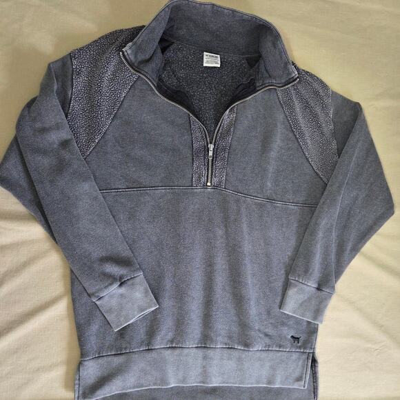 PINK woman's long sleeve sweater quarter zip up size XS - Picture 5 of 11